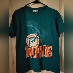 1993 Single-Stitched Miami Dolphins T-shirt